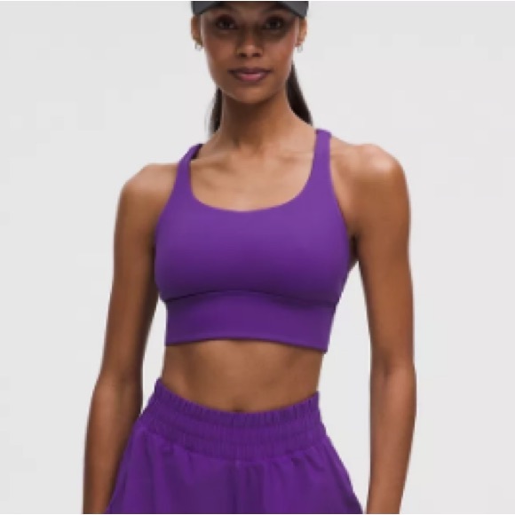 lululemon athletica Other - Lululemon Energy Bra Longline College Purple Size 8